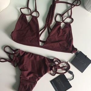 two piece bathing suit